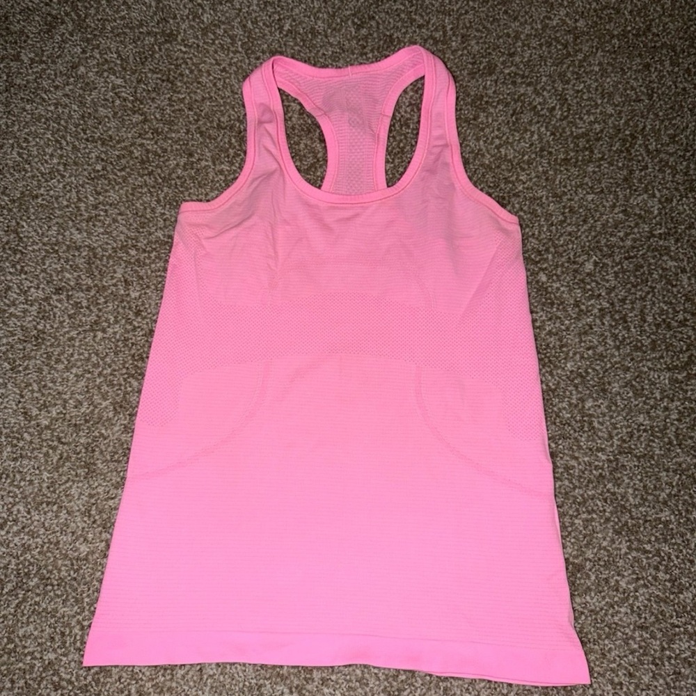 Lululemon Athletica Bright Pink Tank Top